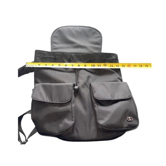 CALIA By Carrie Underwood Black Drawstring Nylon Backpack - Picture 10 of 10